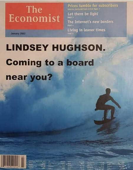 Economist cover Lindsey Hughson Superhero Projekt